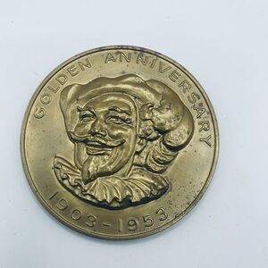 1953 FALSTAFF BEER GOLDEN ANNIVERSARY BRONZE MEDAL 1903-1953